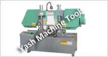 double column semi automatic bandsaw machine